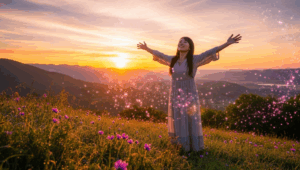 ピンク色の光のスピリチュアルな意味とは？恋愛・幸運のサインを解説