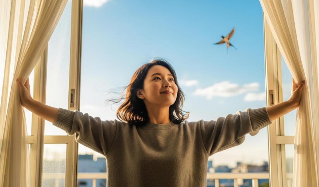 鳥が窓にぶつかるのは縁起が良い?悪い?スピリチュアルな意味を解説